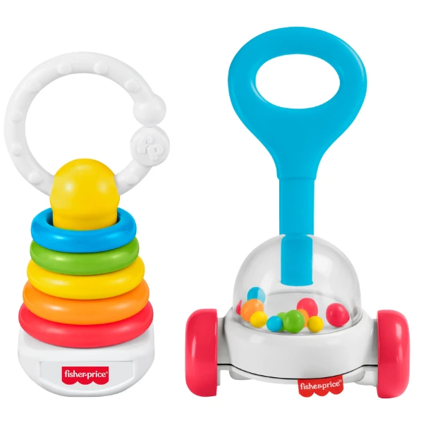 Fisher-price set jucării-zornaitoare, 2 buc. 2