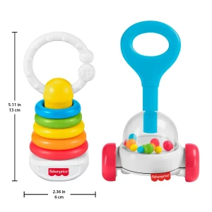 Fisher-price set jucării-zornaitoare, 2 buc. Thumbnail 4