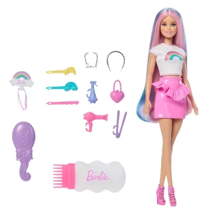Păpușă barbie "păr strălucitor" Thumbnail 2