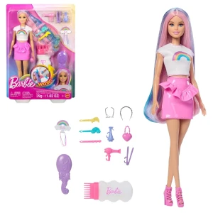 Păpușă barbie "păr strălucitor"