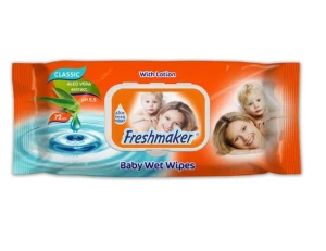 Servetele umede freshmaker baby extra/classic (orange) 72 buc  cu capac