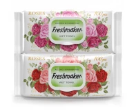 Servetele umede freshmaker 100 buc  rose cu capac 2