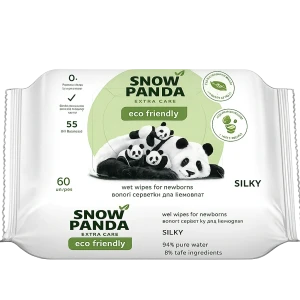 Panda extra care servetele umede 0+ silky 60buc  ph 5,5