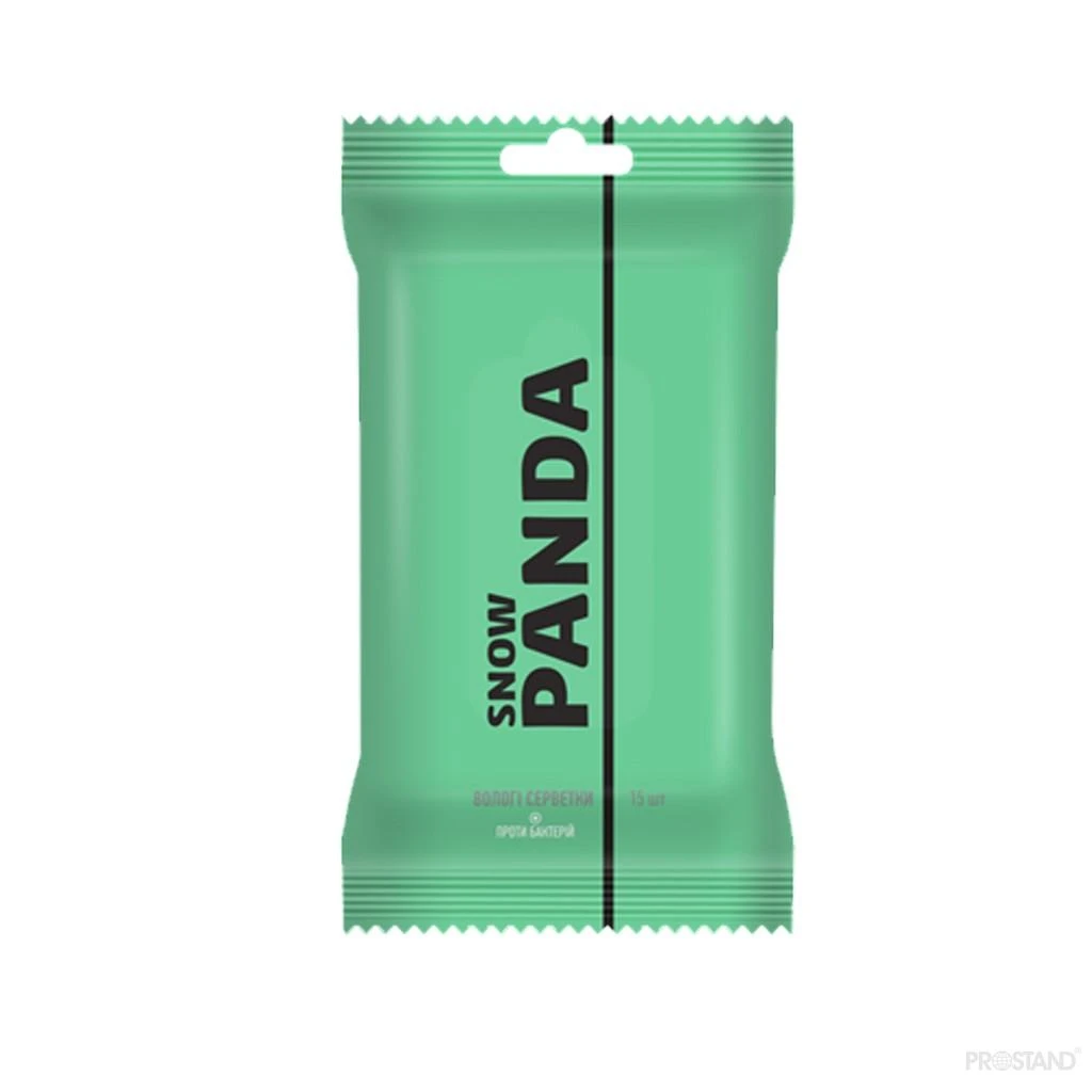 Panda салфетки влаж 15шт  lime 2