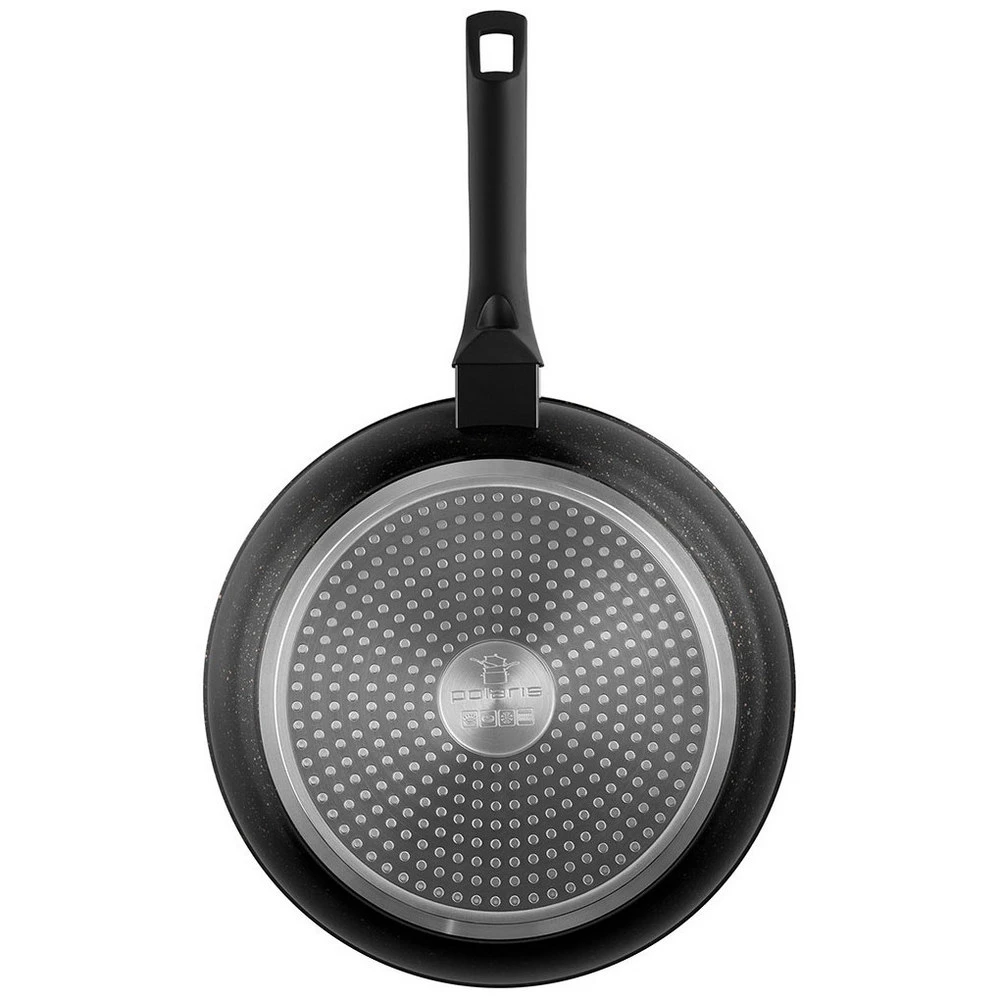 Сковорода polaris monolit-26f, 26cm, чёрный 18