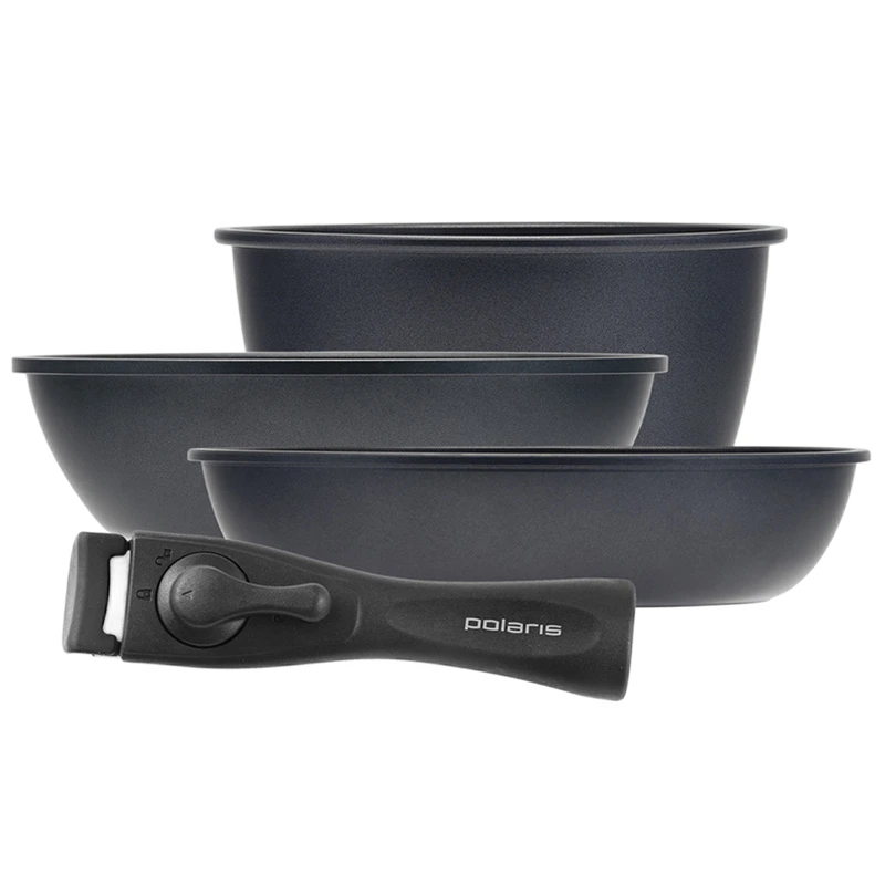 Набор посуды polaris easykeep-4dg, 1,7л, чёрный 7