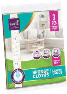 Luxia резиновые тряпочки premium  3шт  18*20 см.  lux-4103  /24 Thumbnail 2