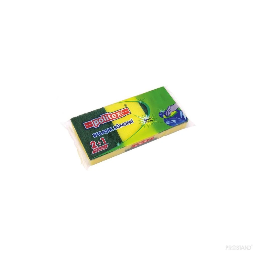Politex burete p/u vesela classic 2+1  2.6x7x9.8cm 2128  1/36 2