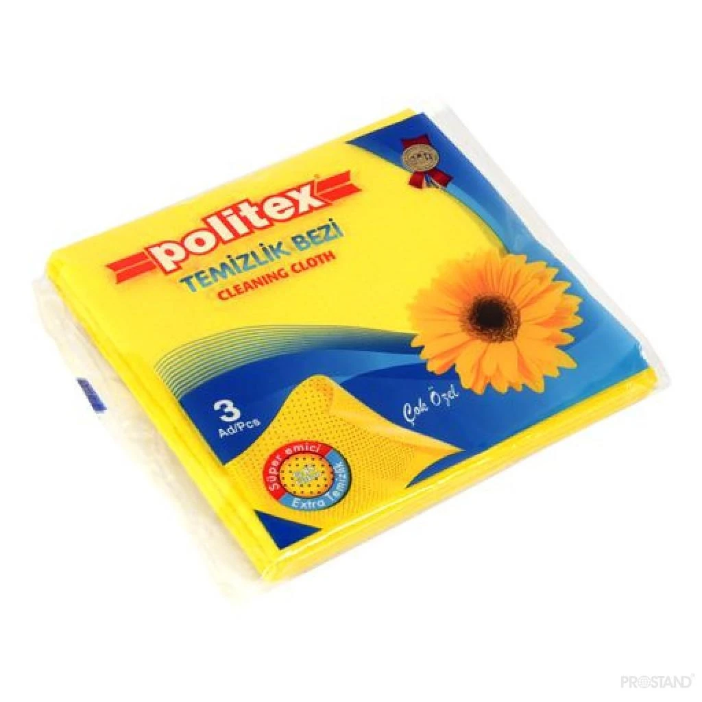 Politex laveta p/u curatare 3 buc. 38x40cm  (perforata) 2124  1/40 2