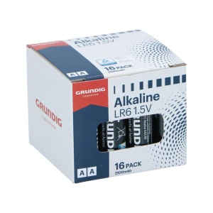 Батарейки grundig alkaline aa/lr6 2100mah 16 шт