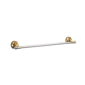 Suport pentru prosoape, chrome cu ventuze aurii 60 cm e11