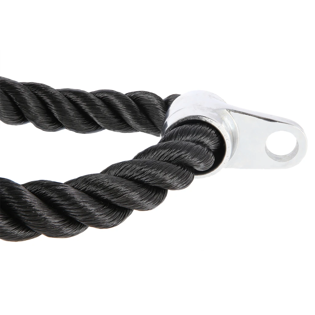 Канат гибкая тяга для трицепса с двойным хватом rope hms uw09 3