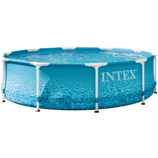 Intex piscină beachside metal frame 305x76 cm, 4485l, cadru metalic 3