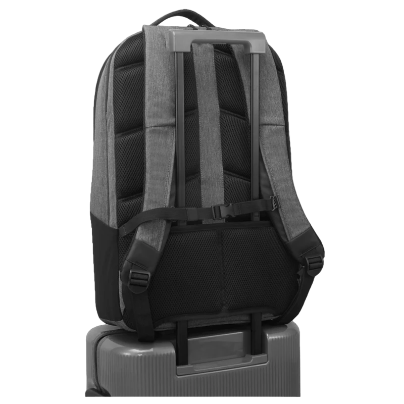 Rucsac pentru laptop lenovo business casual, 17", poliester, gri 6