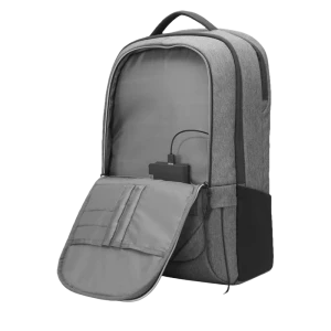 Rucsac pentru laptop lenovo business casual, 17", poliester, gri Thumbnail 5