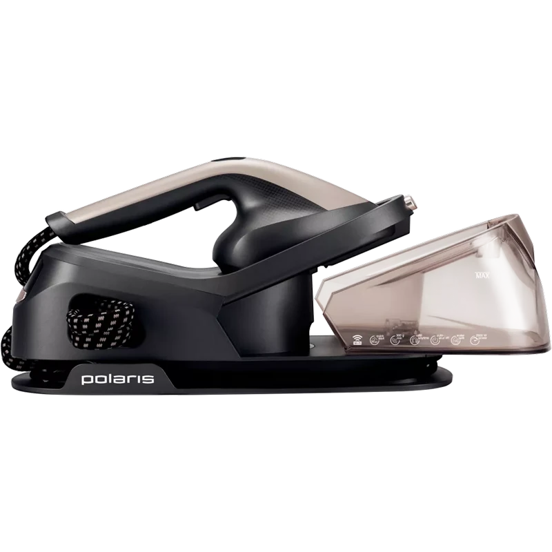 Утюг с парогенератором polaris pss2002k pro, 2600вт, черный | золотистый 5