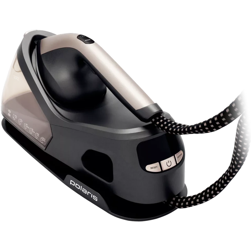 Утюг с парогенератором polaris pss2002k pro, 2600вт, черный | золотистый 10