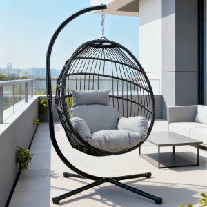 Balansoar de tip cocon coco black