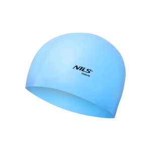 Шапочка для плавания bl01 light blue silicone nils