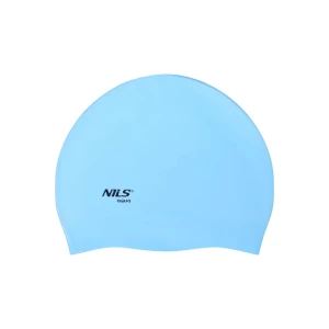 Шапочка для плавания bl01 light blue silicone nils Thumbnail 2