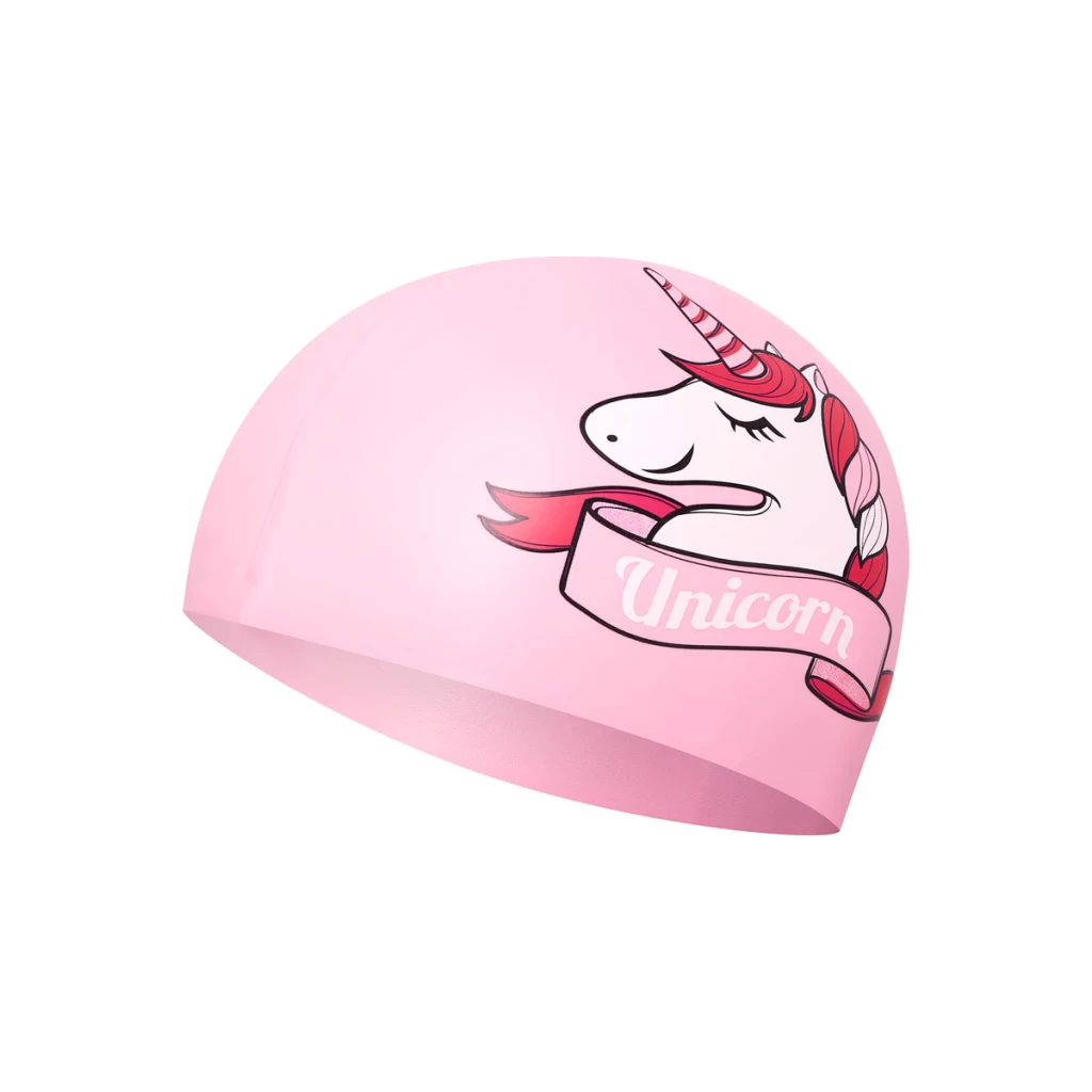 Шапочка для плавания детская unicorn pink nilsшапочка для плавания детская unicorn pink nils 2