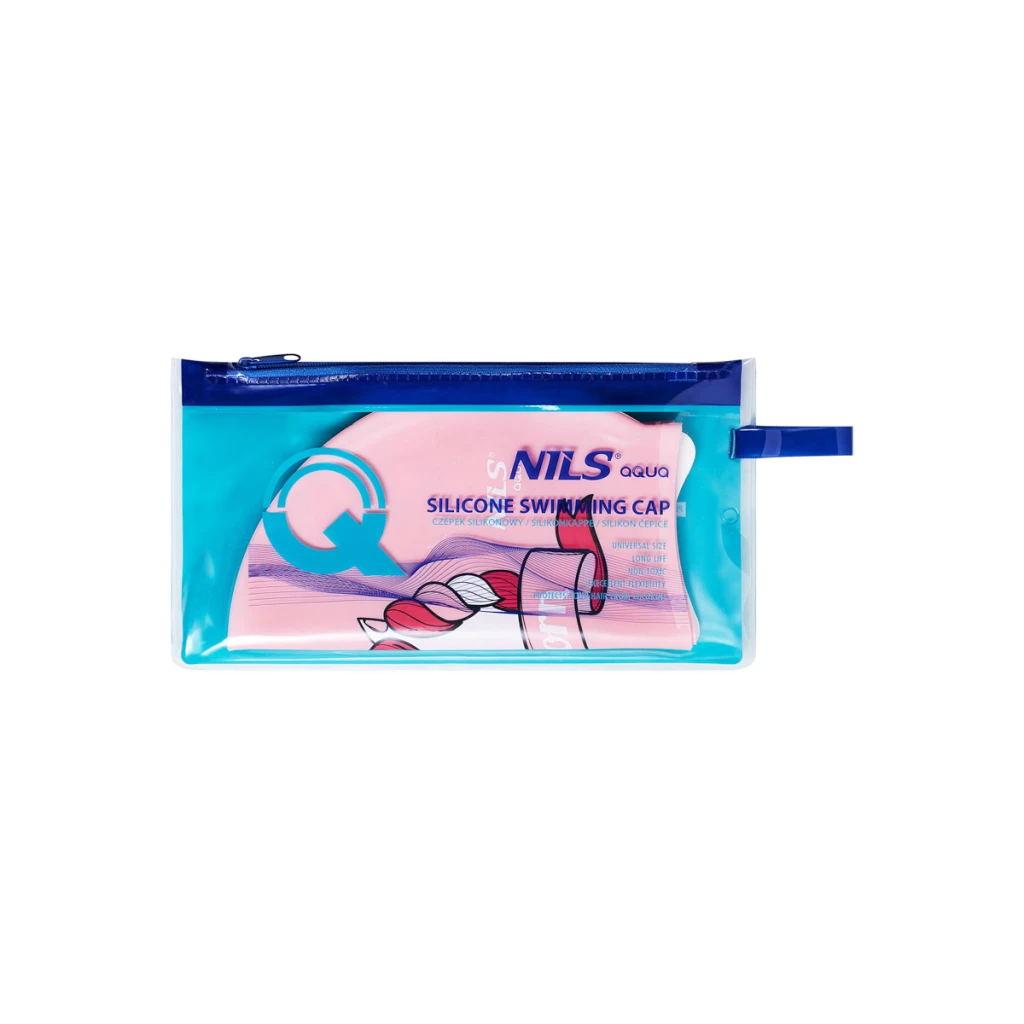 Шапочка для плавания детская unicorn pink nilsшапочка для плавания детская unicorn pink nils 3