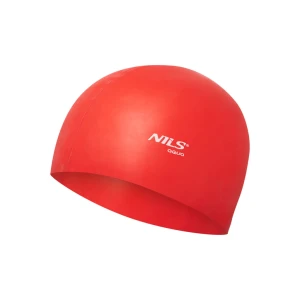 Шапочка для плавания rd01 red silicone nils Thumbnail 1