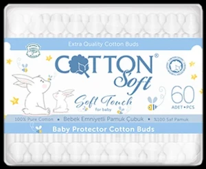 Cotton soft betisoare igienice 60buc  1/12