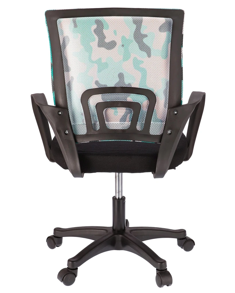 Scaun de birou, jumi, smart, 91x64x54cm, inaltime reglabila, capacitate maxima 110kg, negru/verde 5