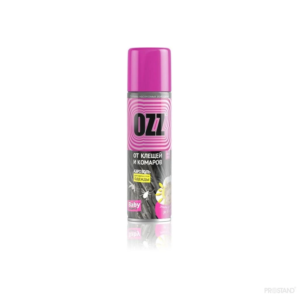 Ozz baby  aerosol contra tintari si capusi p/u haine de la 3 ani  120ml 2