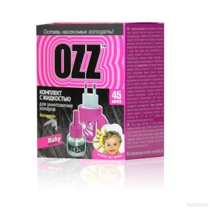 Ozz baby  набор диффузор + жидкость  45 ночей, 30мл  розовый