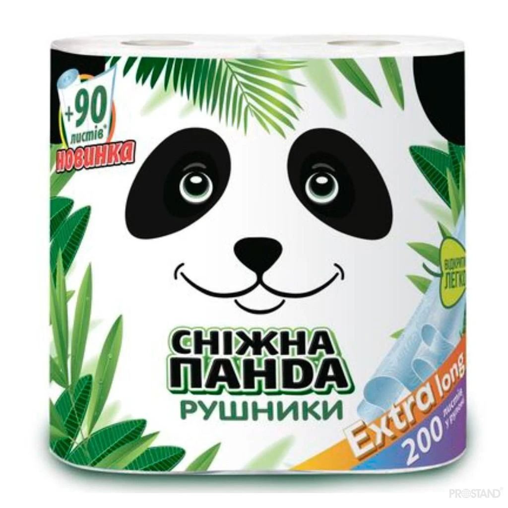 Panda бум. полотенца extra long 2 сл. 2 рул.  24m 2