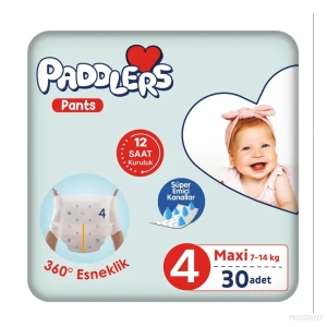 Scutece paddlers tip chilotel p/u bebelusi maxi 7-14 кg.  30 buc.  1/5