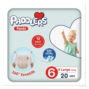 Детские подгузники-трусики paddlers №6 x-large + 15 kг. 20 шт.  1/5 Thumbnail 1