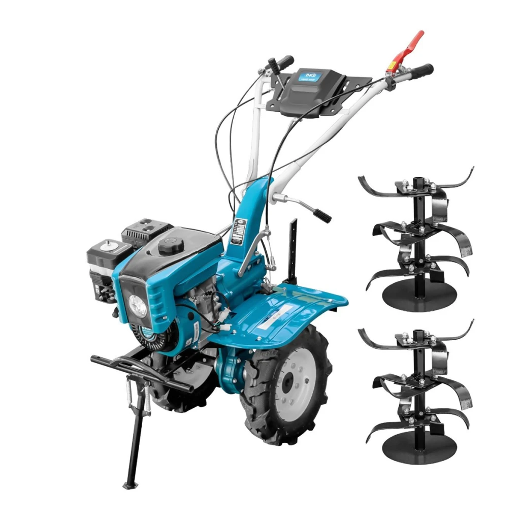 Мотоблок dkd 1000 b new - 7 лс с капотом + фреза (vor58562) 2