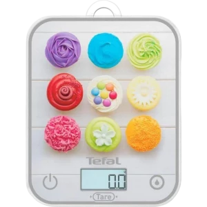 Электронные кухонные весы  tefal bc50d4v0, серый