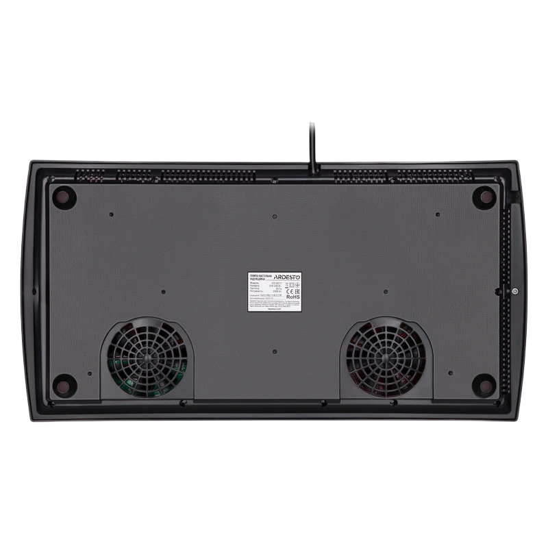 Индукционная настольная плита ardesto ics-b217, чёрный 6