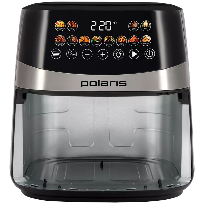 Friteuză cu aer cald polaris paf 8005w, negru 12