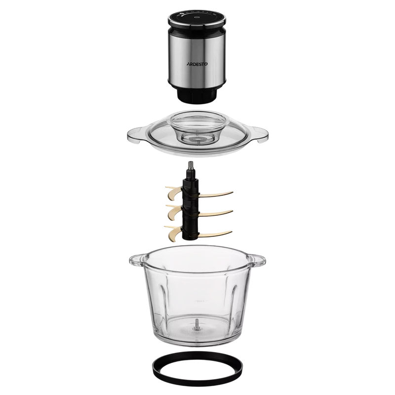 Измельчитель ardesto chk-8003b, чёрный 7
