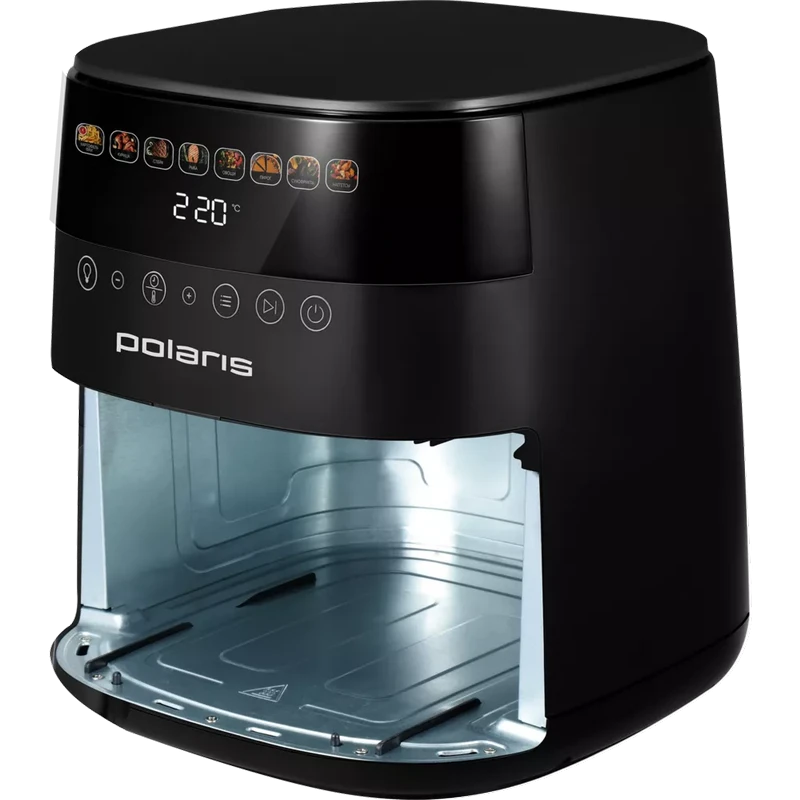Friteuză cu aer cald polaris paf 6003w, negru 8