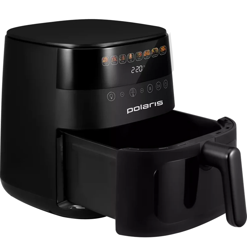 Friteuză cu aer cald polaris paf 6003w, negru 4
