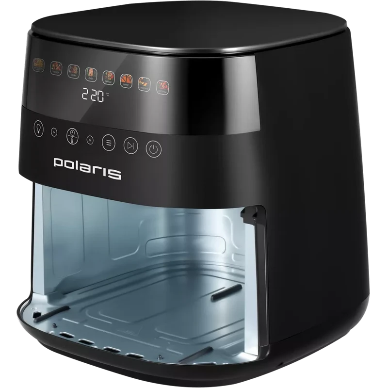 Friteuză cu aer cald polaris paf 8003w, negru 3