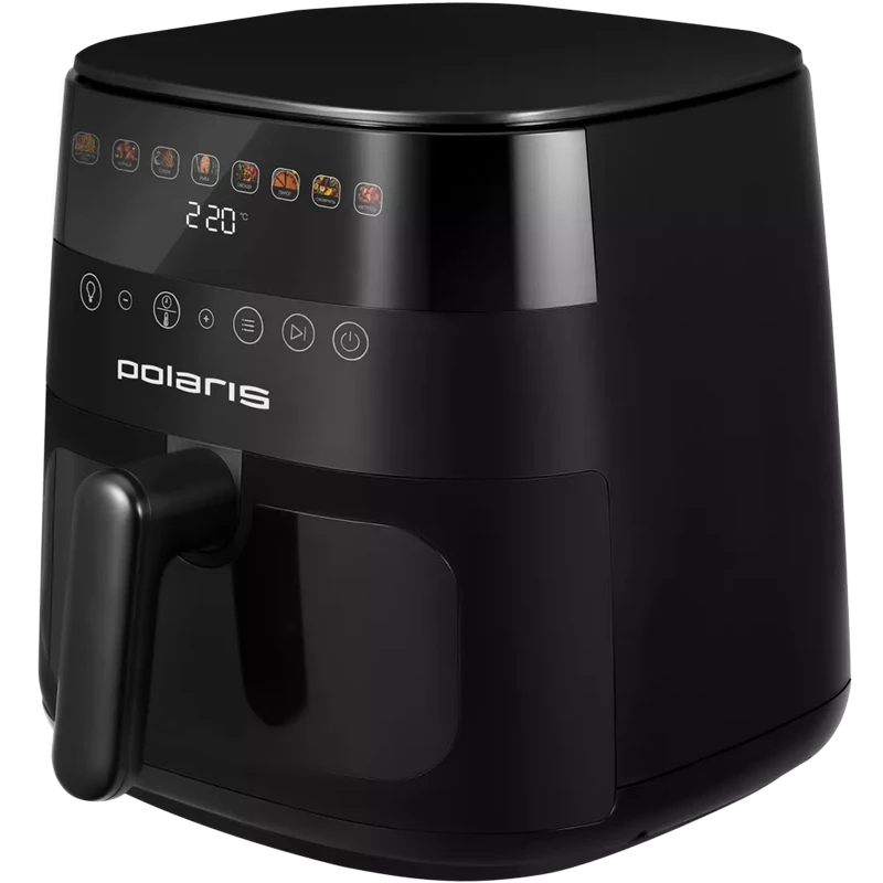 Friteuză cu aer cald polaris paf 8003w, negru 6