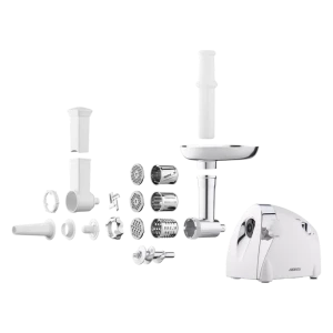 Мясорубка ardesto mga-2000w, белый | серебристый