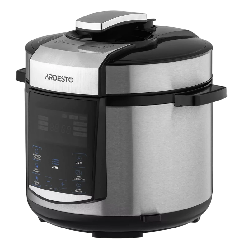 Aparat de gătit multifuncțional sub presiune ardesto mpc-p225, argintiu | negru 12