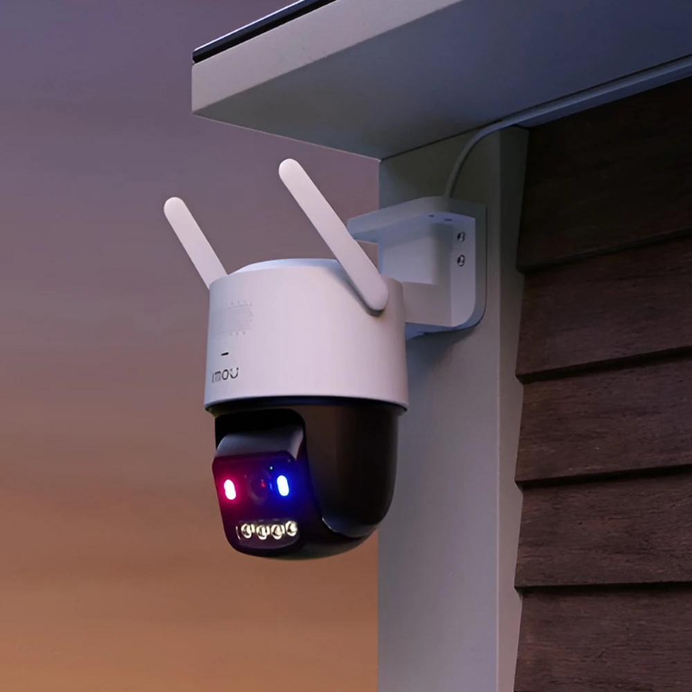 Imou outdoor pt security camera titan pro aurora wi-fi+poe 3k 6mp, белый 3