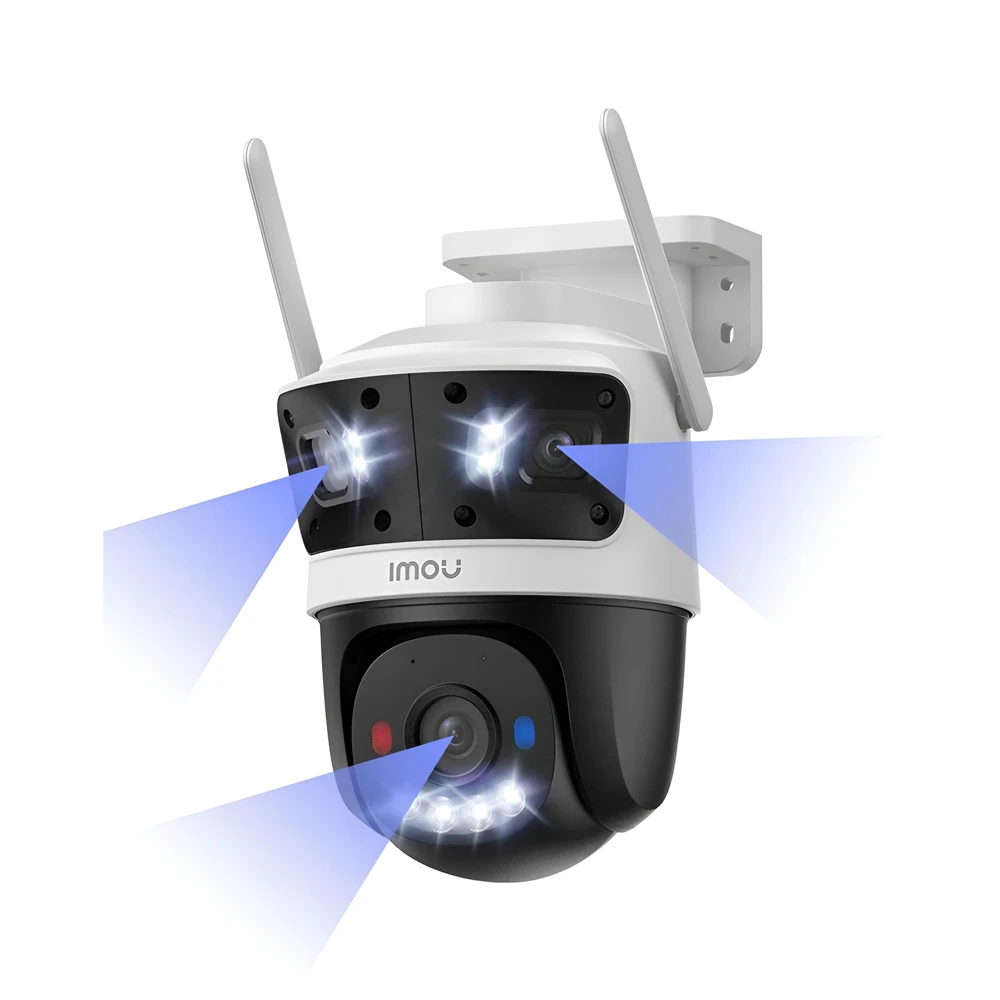 Imou outdoor pt security camera cruiser triple 3k 3+3+5mp, white 2