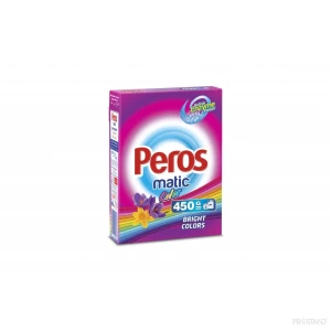 Peros detergent praf automat 3 kg, ambalaj moale bright colors / rufe colorate / roz /1742