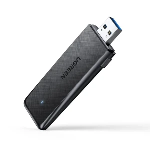 Ugreen адаптер wifi usb ac1300 11ac dual-band 2.4ghz/400mbps 5ghz/867mbps | cm492, черный Thumbnail 2