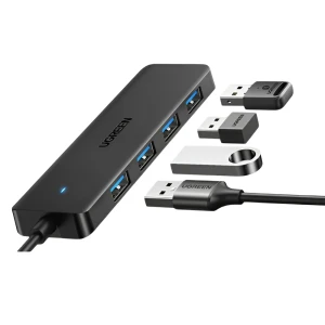 Ugreen hub 4в1 usb 3.0 на 4*usb 3.0 1м cm219, черный Thumbnail 2